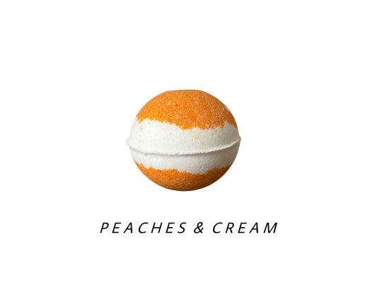 Ladexa Skin Care: Peaches and Cream Bath Bombs - 120g