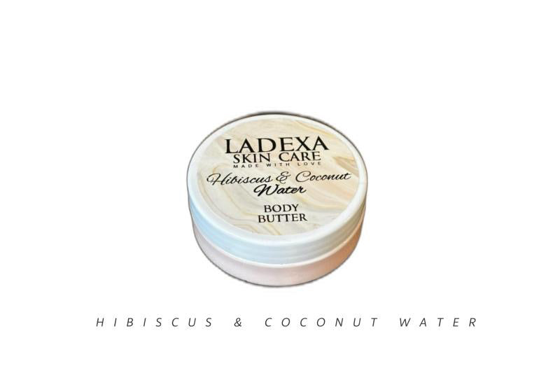 Ladexa Skin Care: Hibiscus and Coconut Water Body Butter	- 50ml