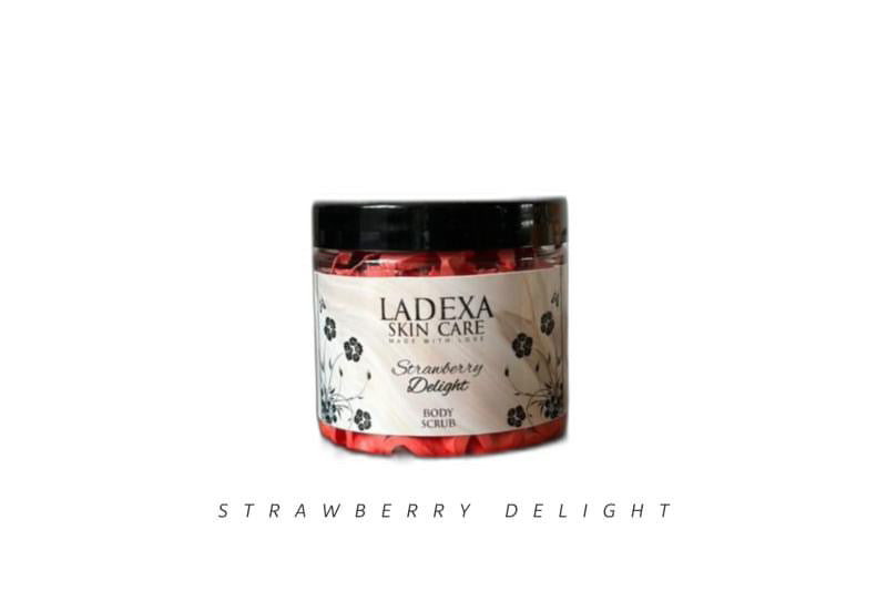 Ladexa Skin Care: Strawberry Delight Body Scrub - 120ml