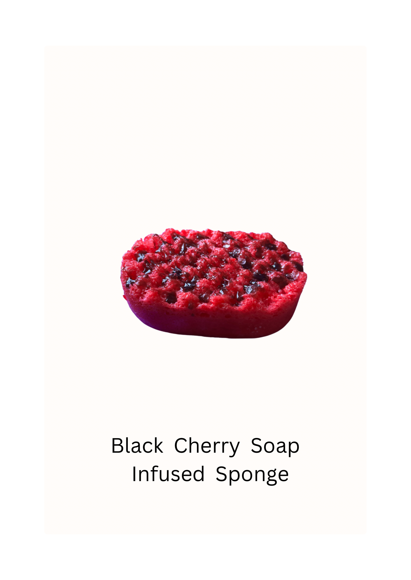 Black Cherry Soap Infused Sponge