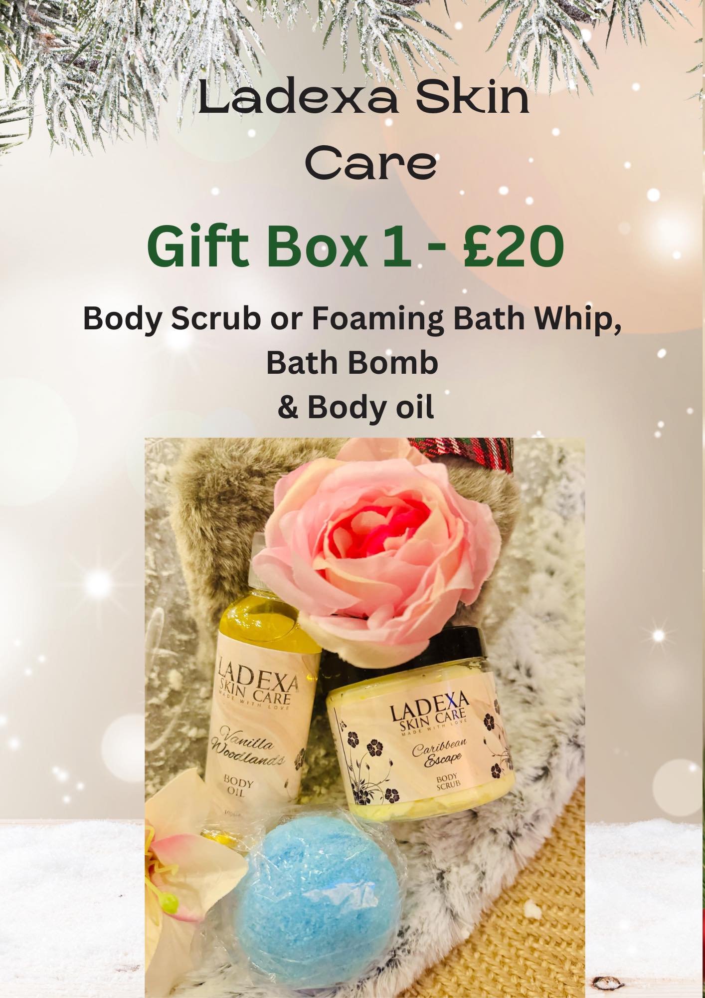 £20 Christmas Skin Care Hamper Box