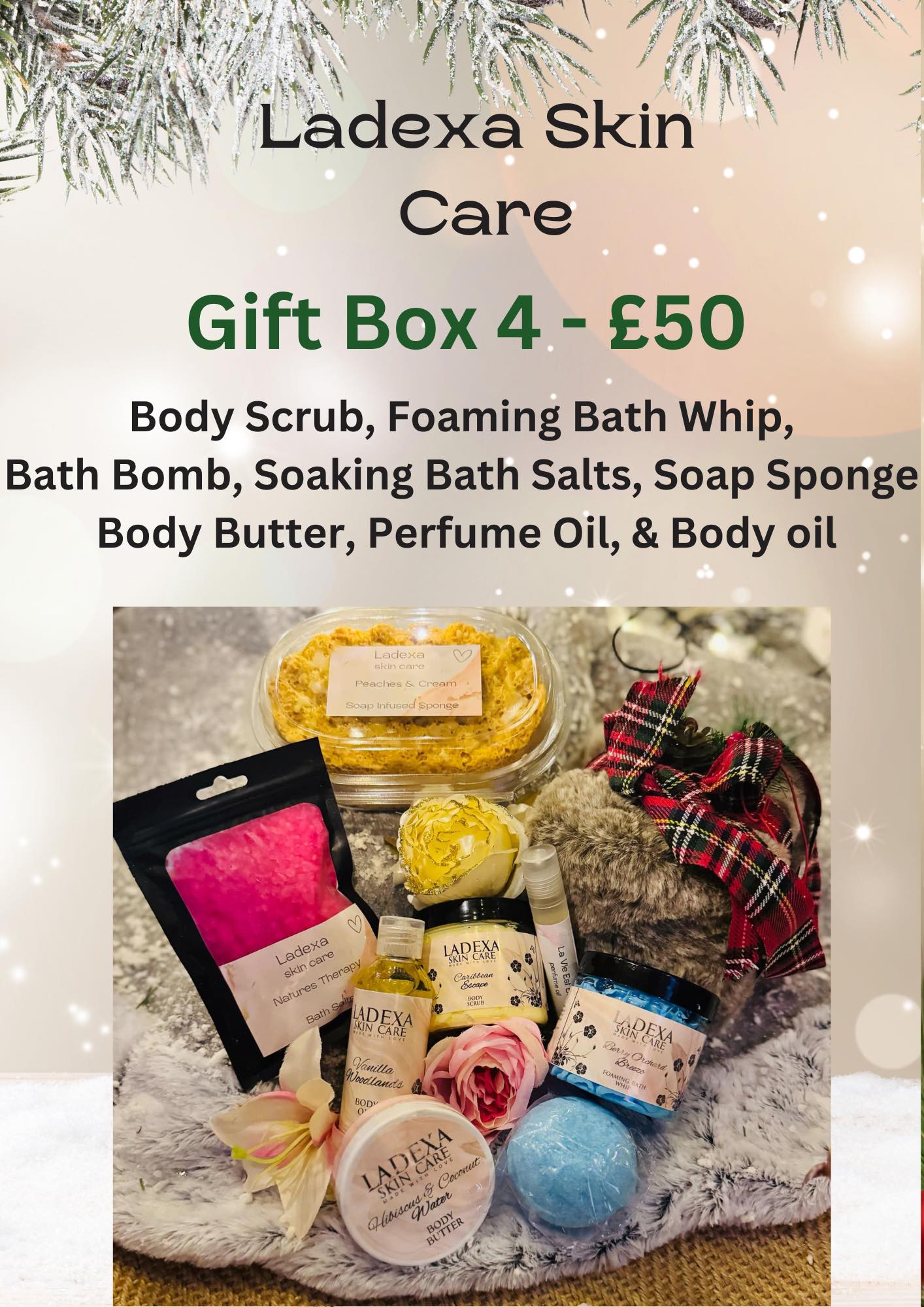 £50 Christmas Skin Care Hamper Box