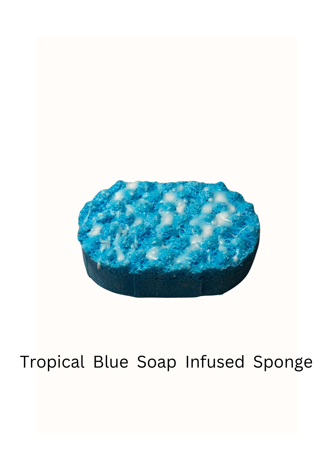 Tropical Blue Soap Infused Sponge